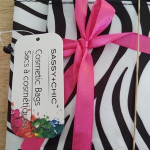 ***4 for $20*** NWT 2 Cosmetic Bags